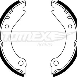 Zestaw szczęk hamulcowych TOMEX BRAKES TX 22-08 Nowy