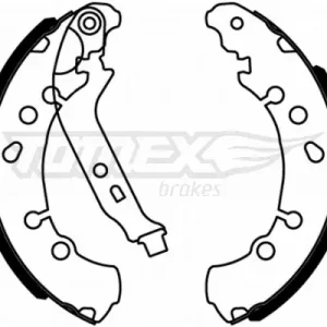 Zestaw szczęk hamulcowych TOMEX BRAKES TX 22-17 Oferta limitowana