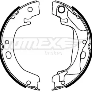 Bestseller Zestaw szczęk hamulcowych TOMEX BRAKES TX 22-28