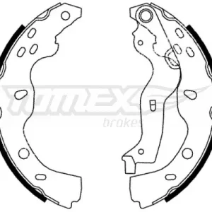 Zestaw szczęk hamulcowych TOMEX BRAKES TX 22-38 Wysoka jakość