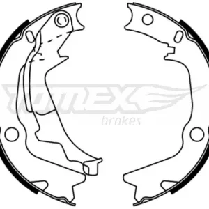 Łatwy zwrot Zestaw szczęk hamulcowych TOMEX BRAKES TX 22-53