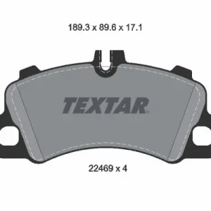 Darmowa dostawa Zestaw klocków hamulcowych, hamulce tarczowe TEXTAR 2246901