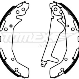 Zestaw szczęk hamulcowych TOMEX BRAKES TX 22-50 Kup teraz