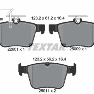Zestaw klocków hamulcowych, hamulce tarczowe TEXTAR 2260101 Hit sprzedaży