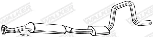 Tłumik środkowy WALKER 22662 Zniżka