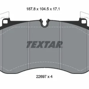 Sprawdź teraz Zestaw klocków hamulcowych, hamulce tarczowe TEXTAR 2269701
