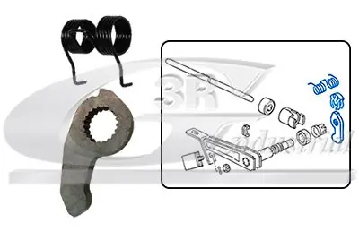 Do wyczerpania zapasów Zestaw naprawczy, dźwignia zmiany biegów 3RG 22708