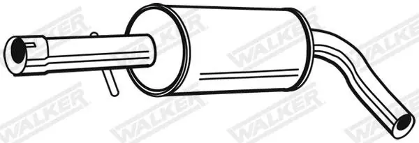 Tłumik środkowy WALKER 22719 Darmowa dostawa