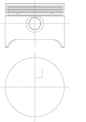 Tłok MAHLE 227 PI 00143 000 Darmowa dostawa