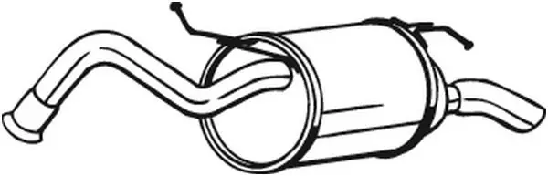 Ograniczona ilość Tłumik końcowy BOSAL 228-053