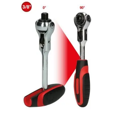 3/8 MINIGRZECHOTKA Z GŁOWICĄ WYCHYLNĄ I Szybka dostawa