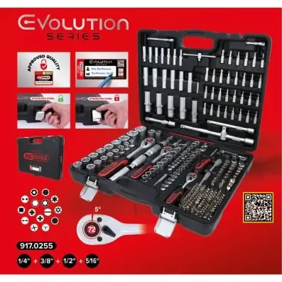 ZESTAW KLUCZY NASADOWYCH, 255-SZT Najlepsza cena