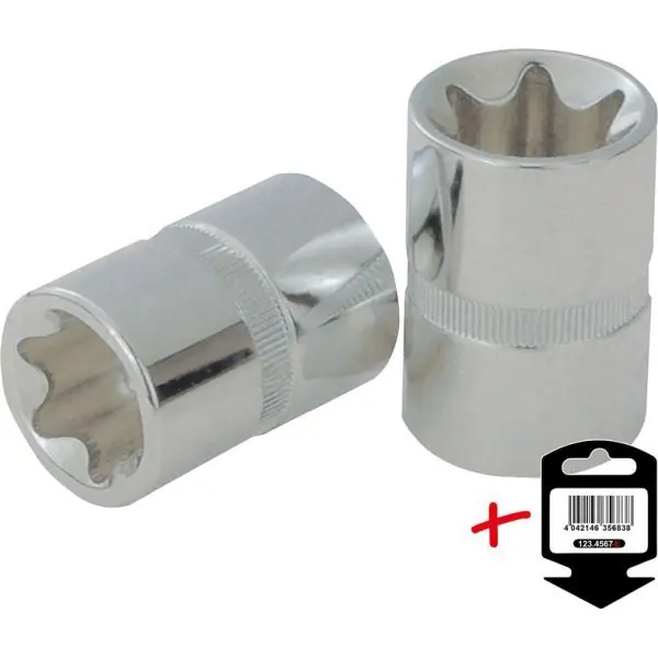 Zniżka CHROME+ NASADKA TORX-E, E16, 1/2'', NA H