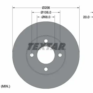 Oferta Tarcza hamulcowa TEXTAR 92026200