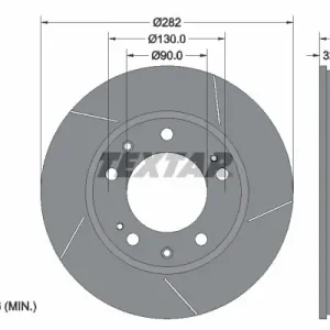 Obniżka ceny Tarcza hamulcowa TEXTAR 92033300
