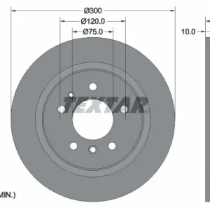 Darmowa dostawa Tarcza hamulcowa TEXTAR 92042600