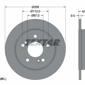 Promocja Tarcza hamulcowa TEXTAR 92059503