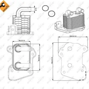 Chłodnica oleju NRF 31345 97373773 Nie przegap