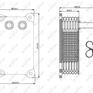 Chłodnica oleju NRF 31294 1097629 Okazja