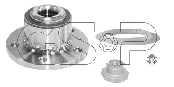 Hit cenowy Łożysko. zestaw naprawczy piasty GSP 9336001K 6Q0407621AC