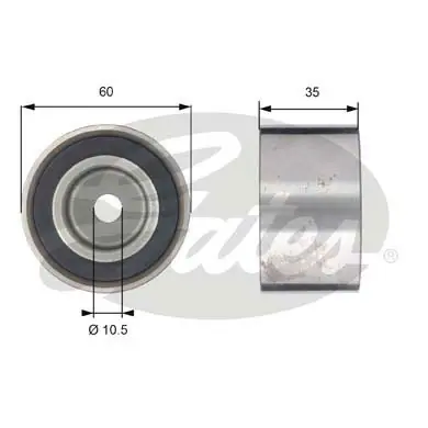 Dodaj do koszyka Rolka napinacza GATES T42039