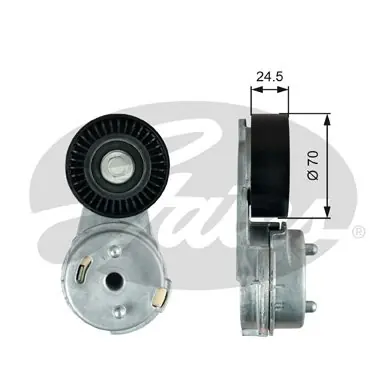 Ekspresowa dostawa Rolka napinacza GATES T39072 04593633AA