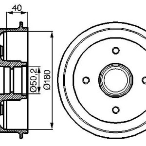 Bęben hamulcowy BOSCH 0986477099 1017668 Okazja
