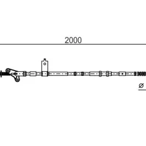 Cena promocyjna Pompa hamulcowa BOSCH 0204054374